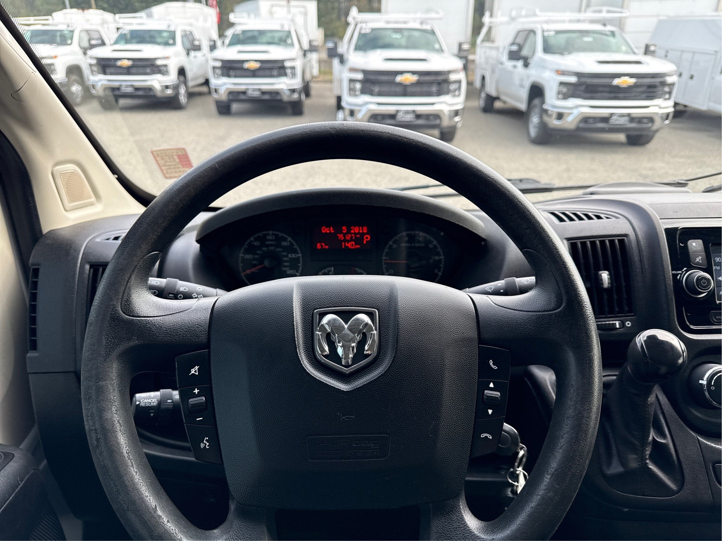 2018 RAM ProMaster Cargo Van 1500 HIGH RF 13