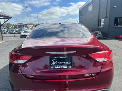 2016 Chrysler 200 C Platinum